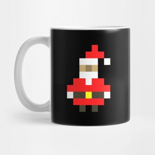 Pixel Santa Claus Christmas Mug